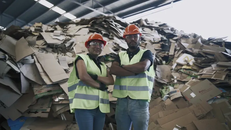 Colaboradores de EQROPLAST en su centro de reciclaje, video corporativo en inglés
